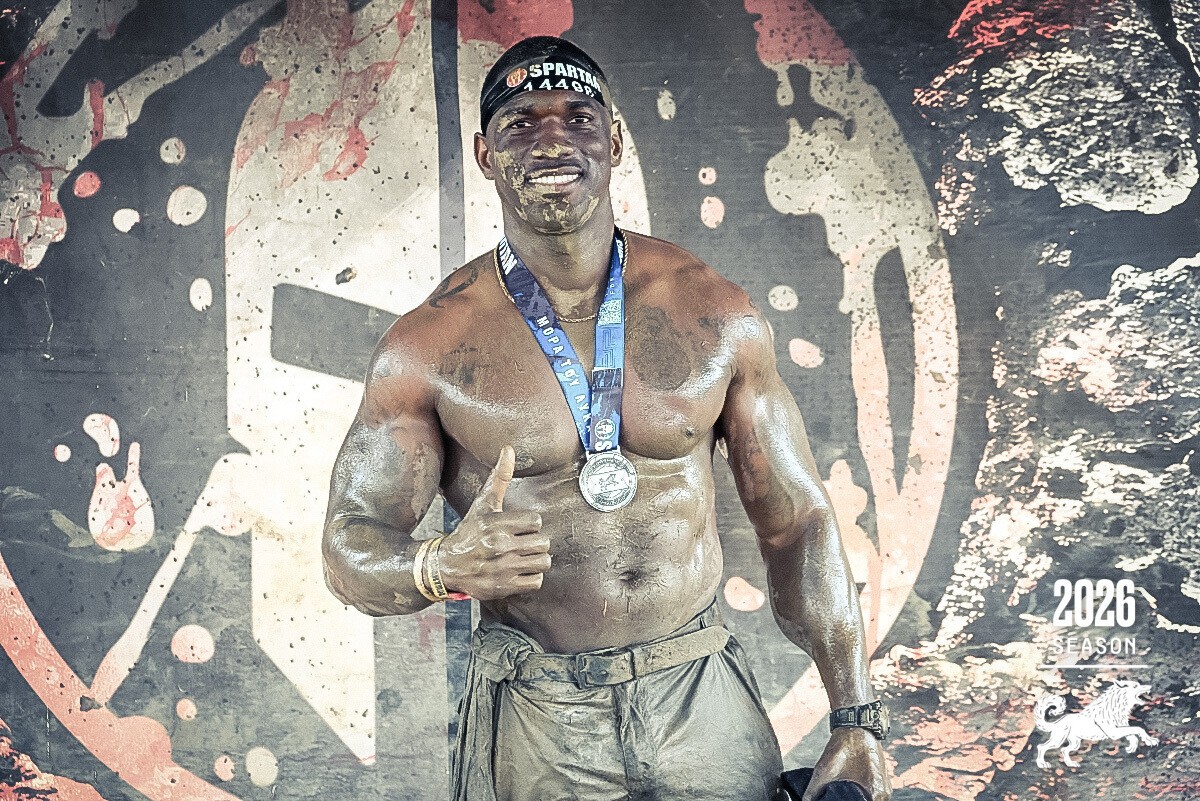 OCR athlete at the finish
