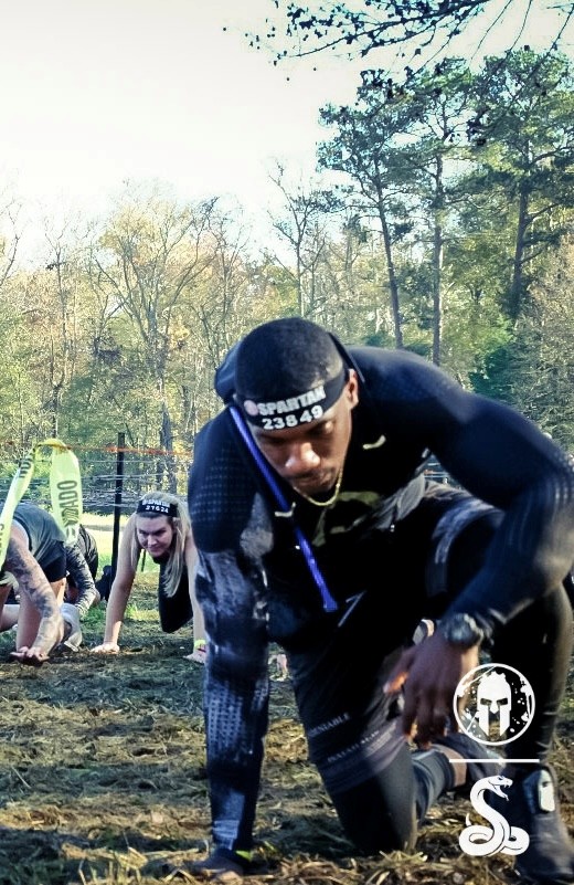 OCR athlete pushing through